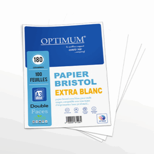 PAPIER BRISTOL : 180 G/A3